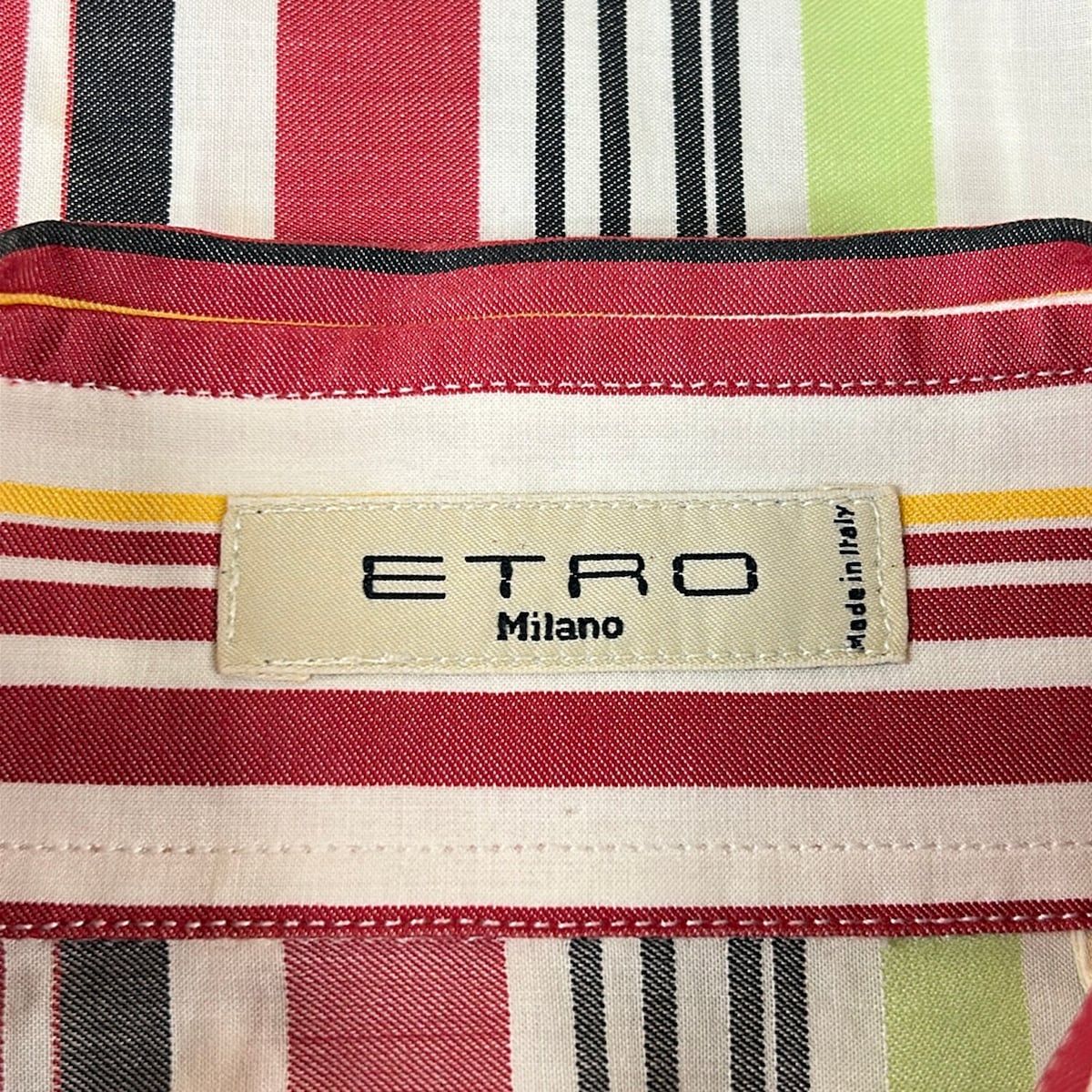 ETRO(エトロ) 長袖シャツブラウス サイズ42 M レディース美品 - レッド