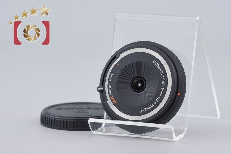 【中古】OLYMPUS オリンパス フィッシュアイボディーキャップレンズ BCL-0980（9mm F8.0 Fisheye）ブラック
