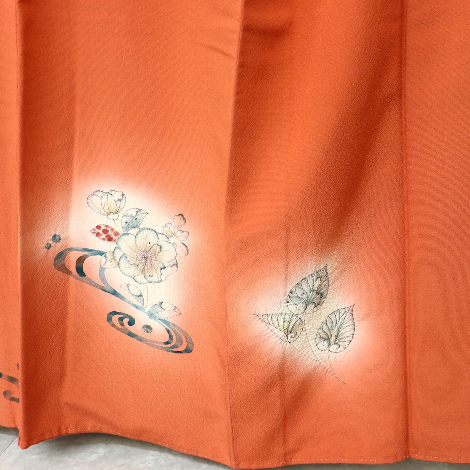 正絹 辻ヶ花 訪問着 付下げ 逸品 広襟 - メルカリ