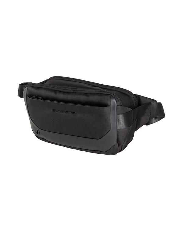 ピクアドロ メンズ バッグ ウエストポーチ PIQUADRO Black ブラック
