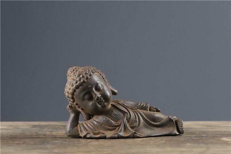 鉄器 鉄仏 釈迦睡仏 工芸品 美術品 置物 美術品・アンティーク・コレクション 鉄器 鉄仏 睡仏 釈迦牟尼仏像