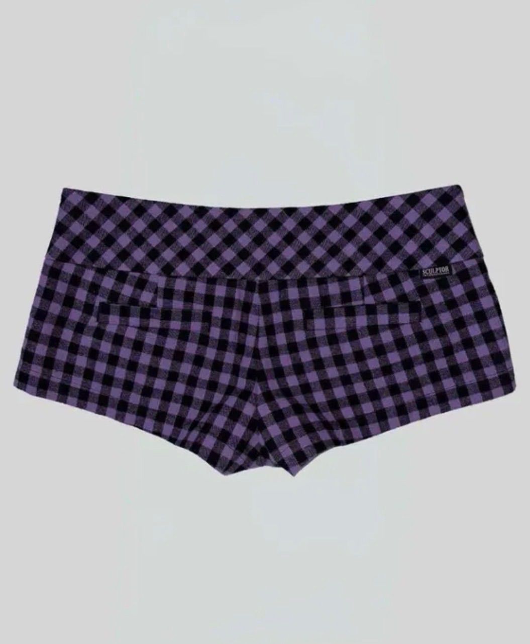 ☆ SCULPTOR ☆ New Emo Gingham Micro Shorts M - メルカリ