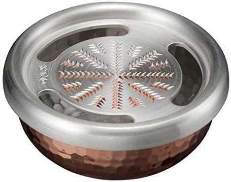 プロの料理人も絶賛 純銅 薬味おろし器 8cm 100ml 受け皿付き 繊維と水分を分離せずおろせる切れ味で栄養を損なわず風味も増す 銅の高い抗菌力 新光堂 エンヴェールヘルック★m e27083db