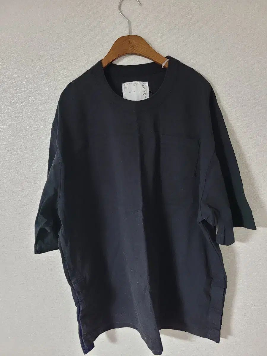 バスト64)SACAI サカイ ブラック ポケット 半袖 Tシャツ - メルカリ