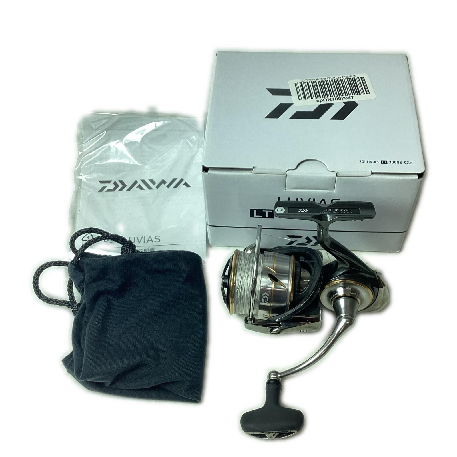 DAIWA ダイワ スピニングリール 20ルビアス LT3000S-CXH 276450 箱・リールポーチ付
