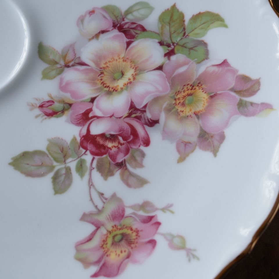 シューマンババリア ワイルドローズ スナックセット 薔薇柄プレート付