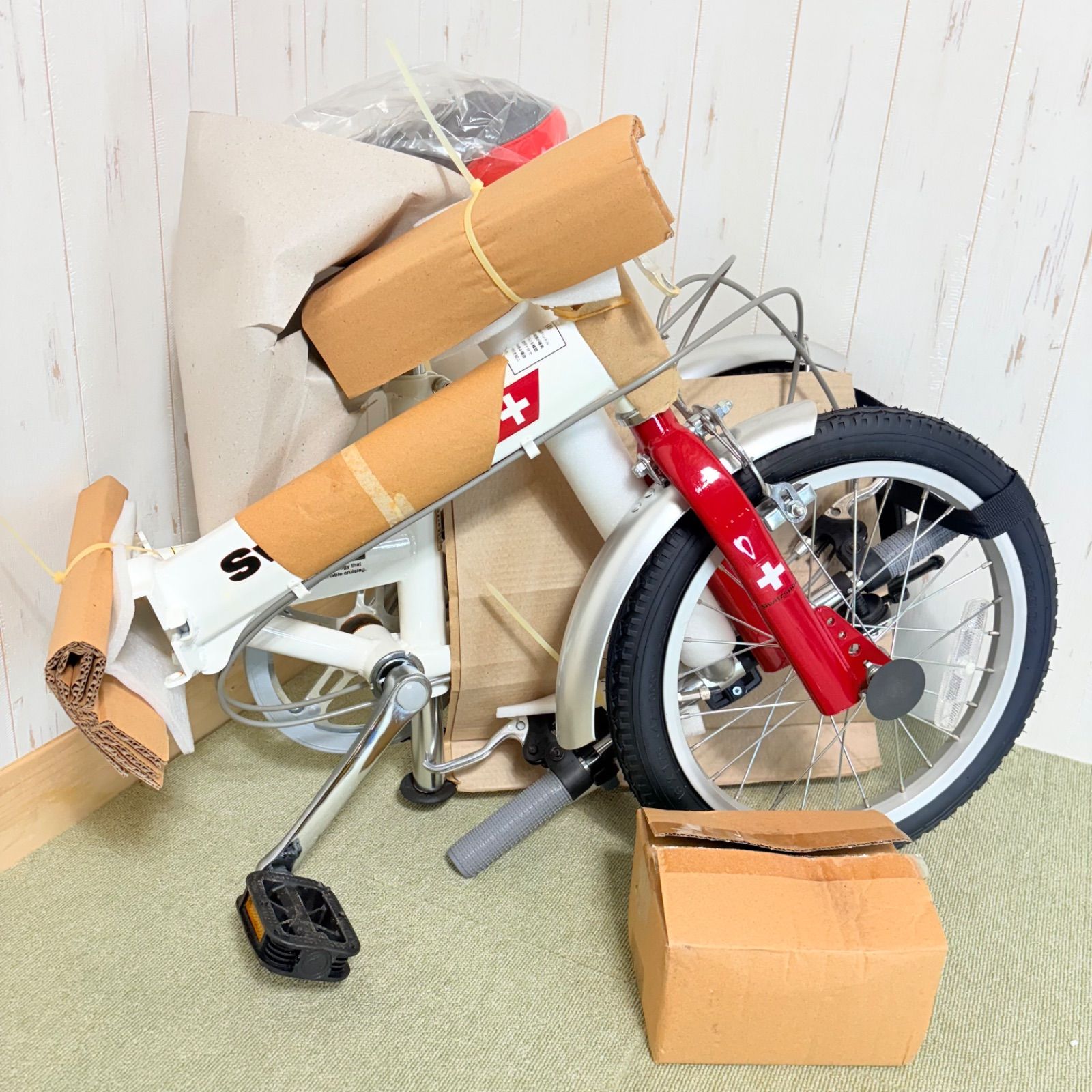 新品・未使用】Switzsport 16インチ 折りたたみ自転車 SW-RX16N 工具