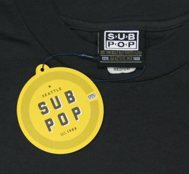 Sub Pop] Loser Tee 2 (Vintage Black) - サブ ポップ レコーズ T