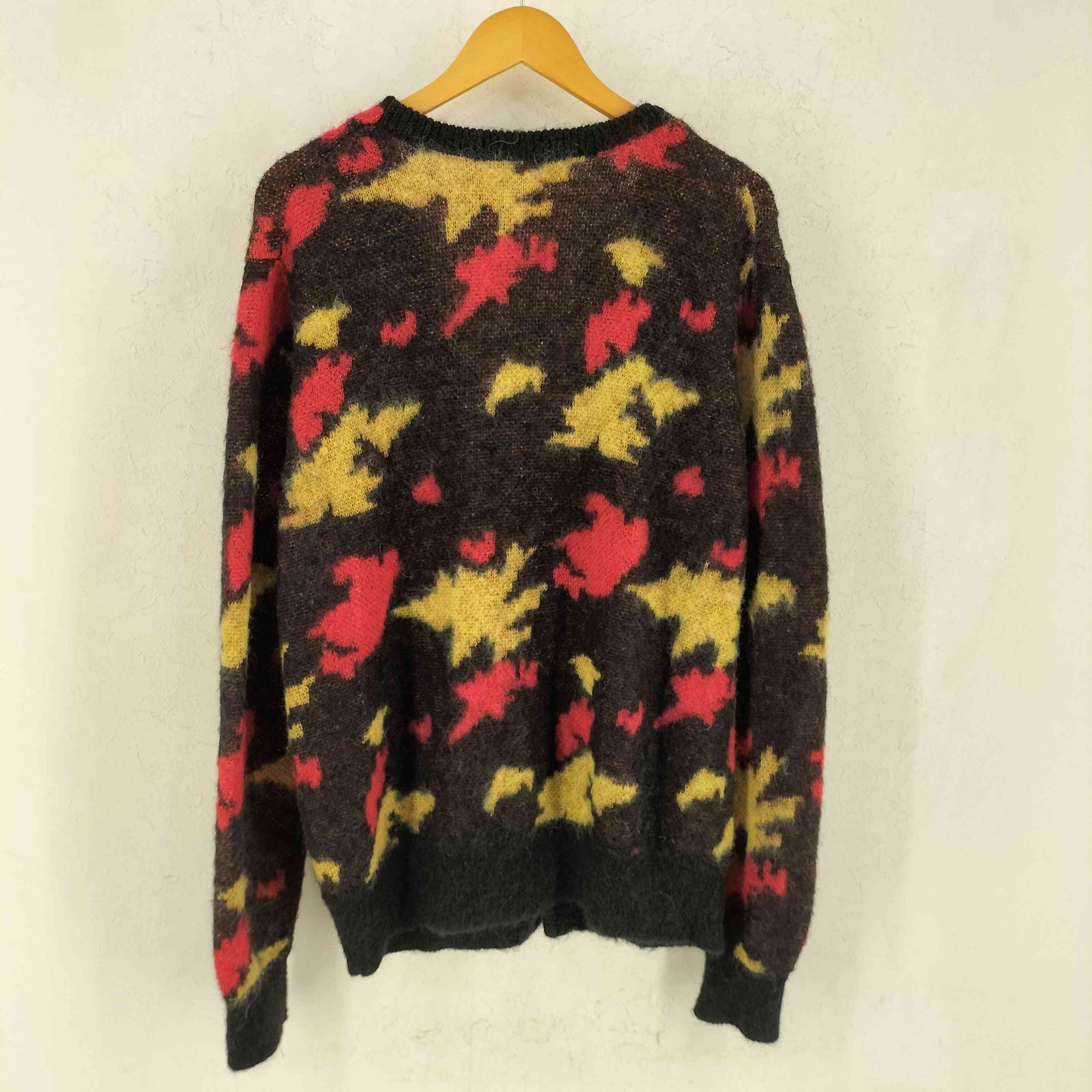 【極美品】TOGA VIRILIS 22AW モヘアジャガードカーディガン XL トーガビリリース TOGA VIRILIS 19AW アニマルジャガードモヘア