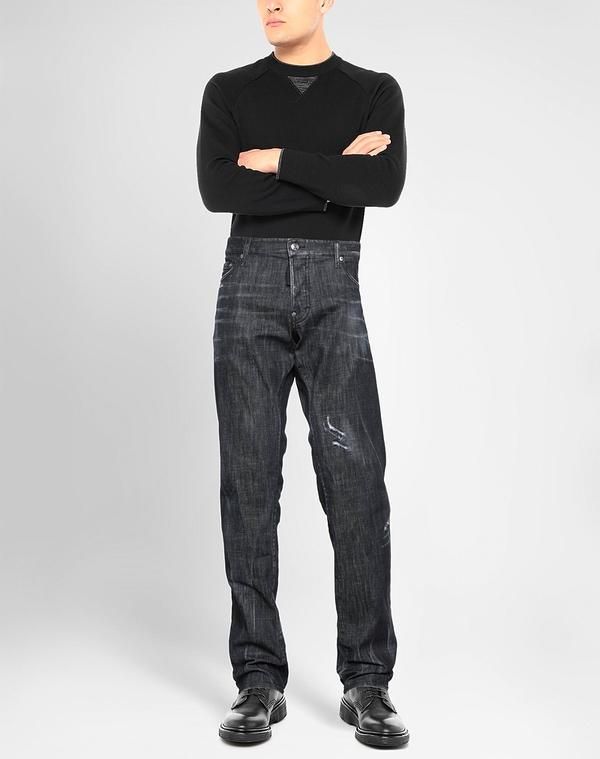 DSQUARED2 ディースクエアード ブラックデニムパンツ ディースクエアー 