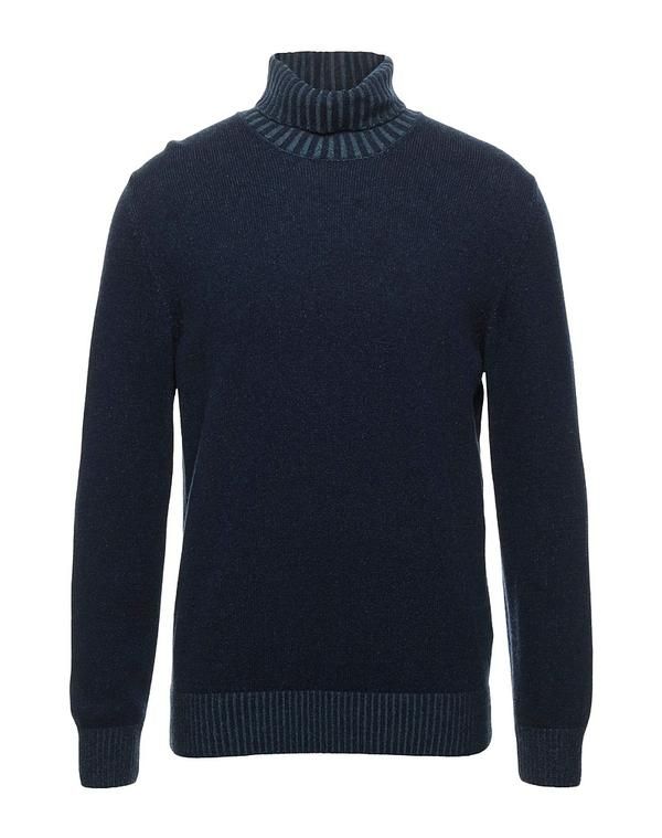グランサッソ メンズ アウター ニット・セータートルネック GRAN SASSO Midnight Blue ブルー