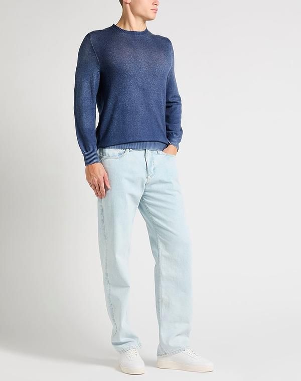 フェデーリ メンズ アウター カーディガン カシミヤニット FEDELI Navy