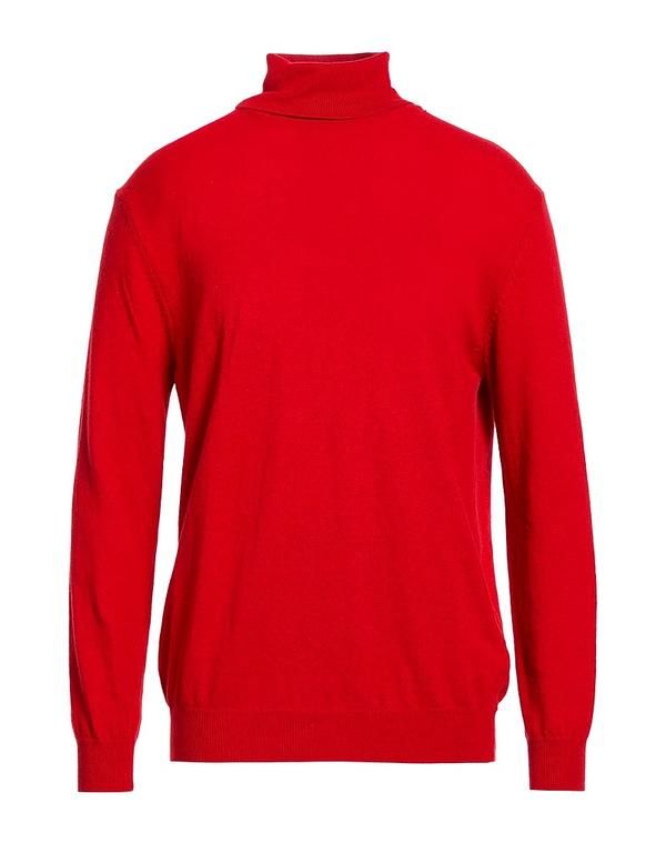 スティローソーフィー メンズ アウター ニット・セータートルネック STILOSOPHY Red レッド