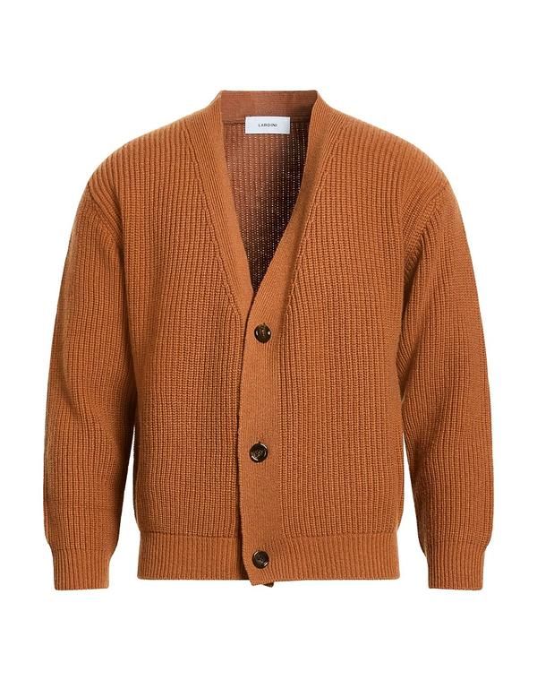 ラルディーニ　LARDINI ブラウン カーディガン ラルディーニ メンズ アウター カーディガン LARDINI Brown ブラウン