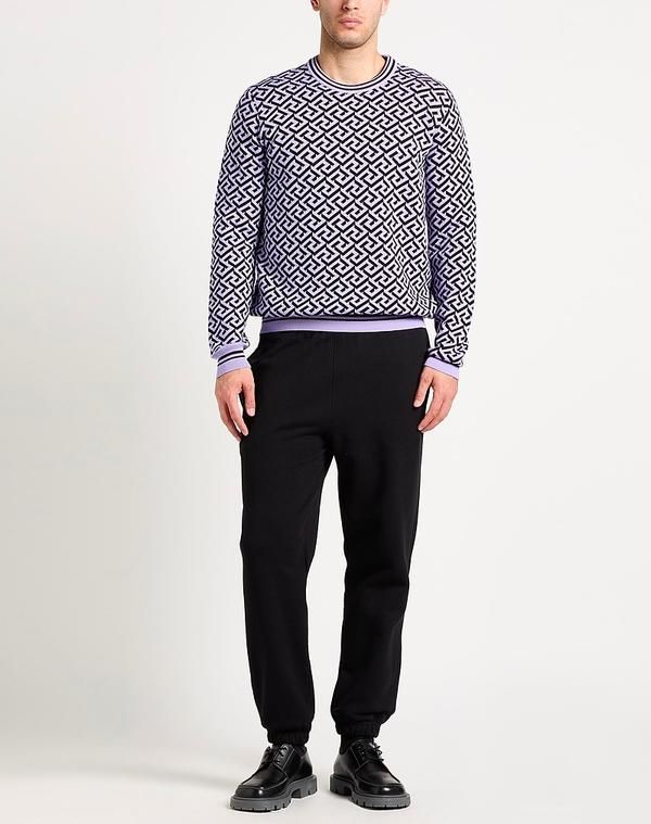 ヴェルサーチ メンズ トップス シャツ プルオーバー VERSACE Lilac ライラック