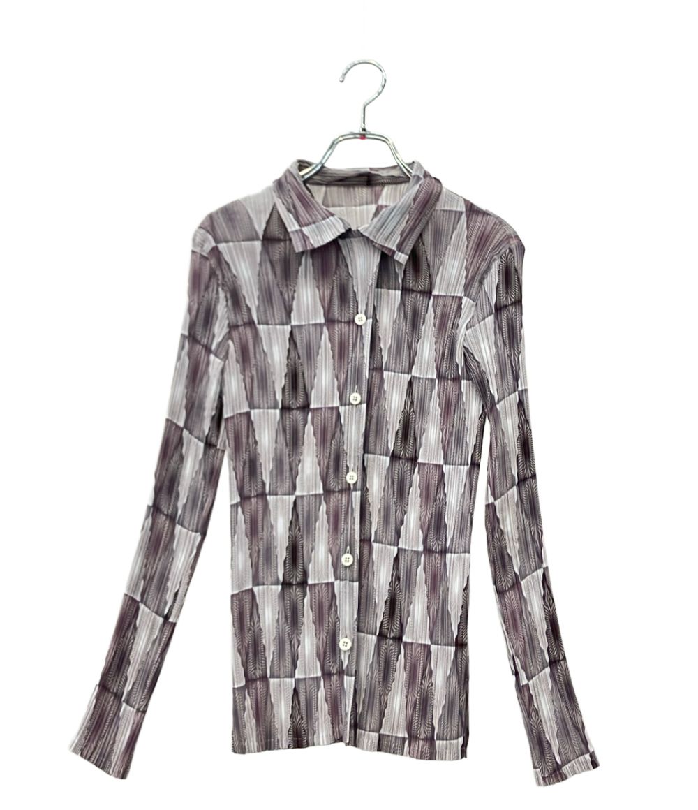 イッセイミヤケ 長袖 ブラウス IM93FJ746 レディース SIZE 2 ISSEY MIYAKE