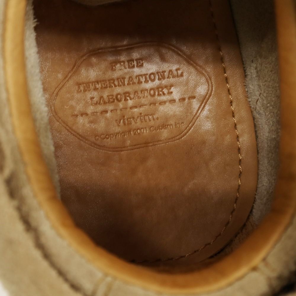 中古】ビズビム VISVIM スエード モカシン ベージュ【サイズUS9.5