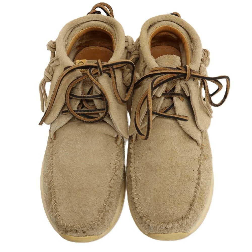 visvim スエードモカシン　(US9) 中古】ビズビム VISVIM スエード モカシン ベージュ【サイズUS9.5