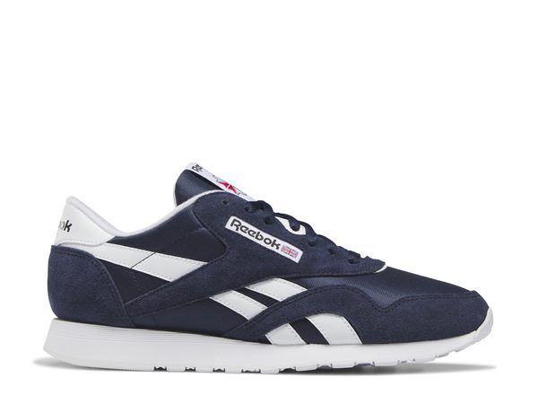 リーボック メンズ シューズ スニーカー ナイロン Reebok Classic Nylon Heritage Running Shoe Mens Blue ブルー