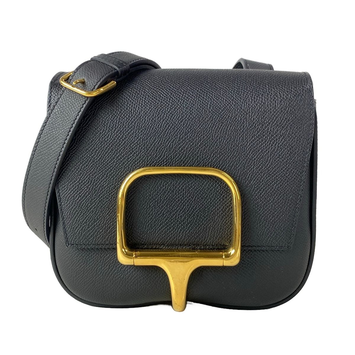 HERMES(エルメス) ショルダーバッグ デッラ・カヴァッレリア 黒 ゴールド金具 341,865円