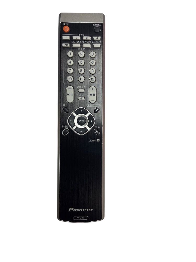 テレビ リモコン パイオニア（pioneer） AXD1477 動作確認済み【A6-352