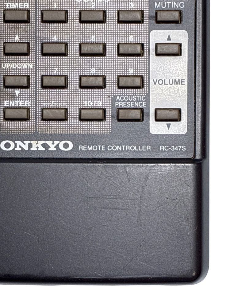 オーディオ リモコン ONKYO（オンキョー） RC-347S 動作確認済み【A6