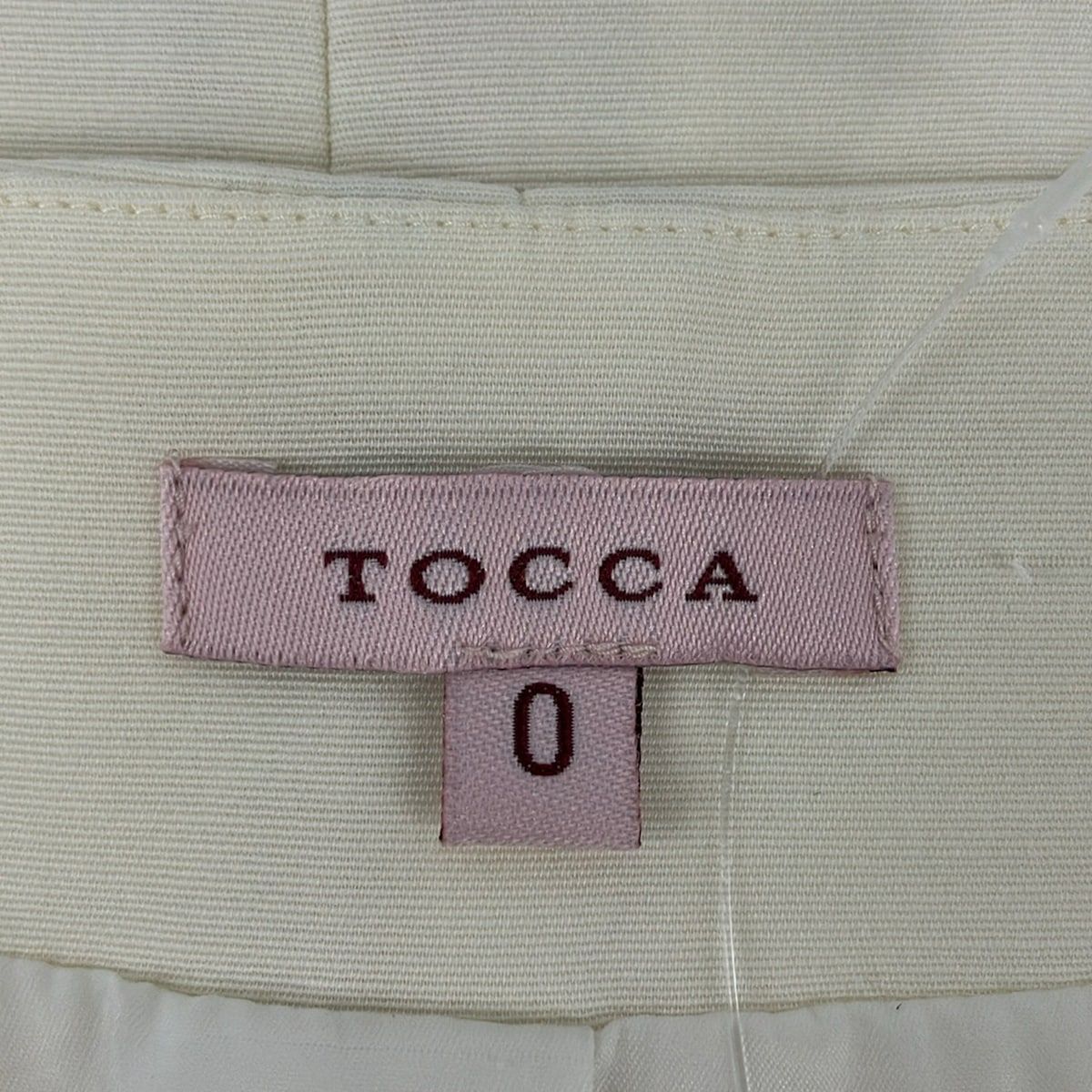 TOCCA(トッカ) ジャケット サイズ0 XS レディース美品 - 白 七分袖/春