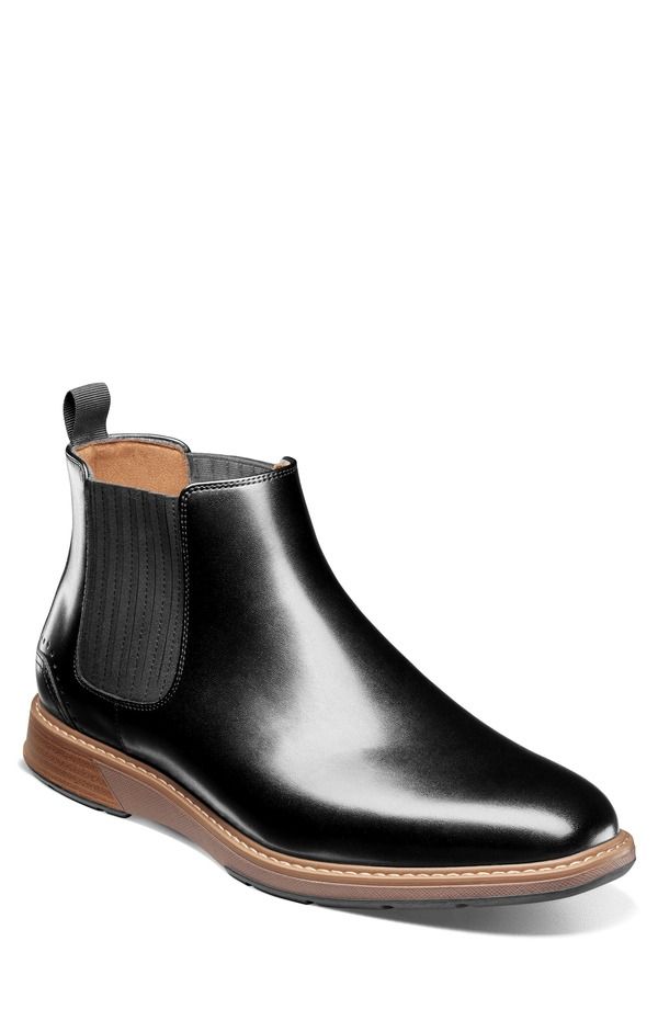 ステイシーアダムス メンズ シューズ ブーツ・レインブーツ チェルシーブーツ チェルシー Stacy Adams Platt Chelsea Boot Black ブラック