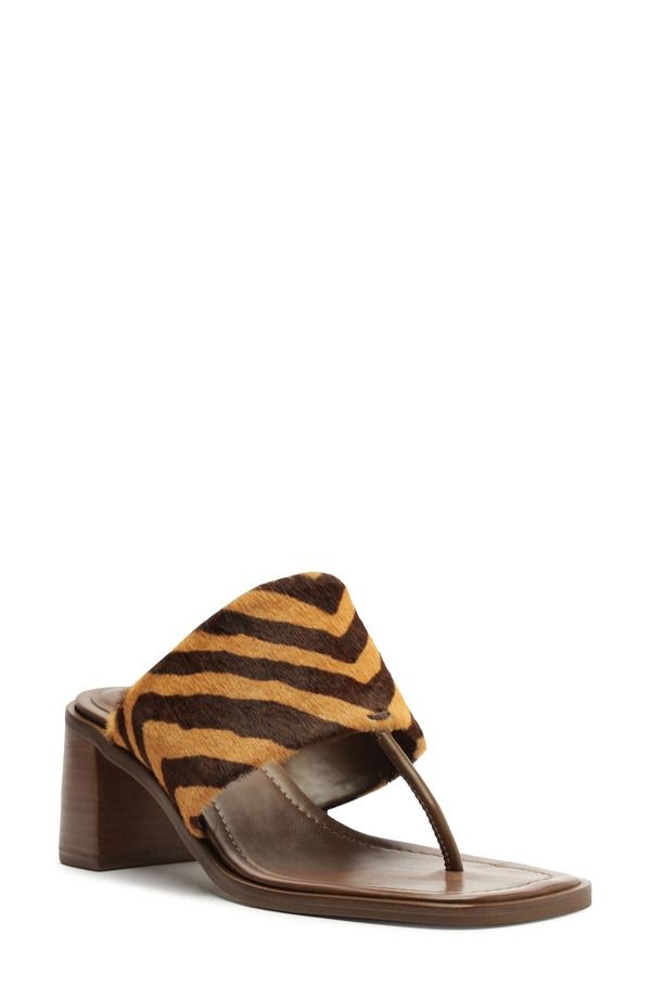 シュッツ レディース シューズ ヒール Schutz Martha Flip Flop Natural Pecan Brown ブラウン