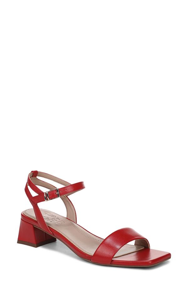 ナチュライザー レディース シューズ ヒール サンダル アンクル Naturalizer Hanankle Strap Sandal Red レッド