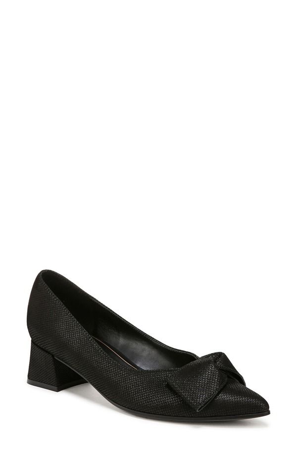 ナチュライザー レディース シューズ ヒール Naturalizer Mavis Bow Pointed Toe Pump Black ブラック