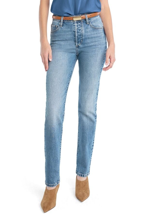 フェイバリット ドーター レディース ボトムス デニムパンツ ストレート ジーンズ Favorite Daughter The Jen Straight Leg Jeans Haines
