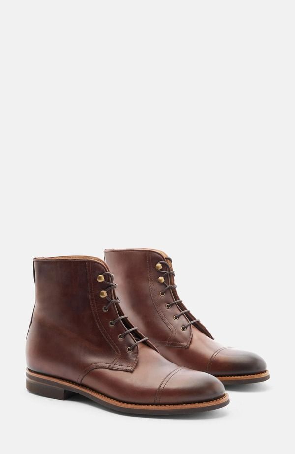 スカロッソ メンズ シューズ ブーツ・レインブーツ SCAROSSO Paolo Boots Dark Brown Calf ブラウン