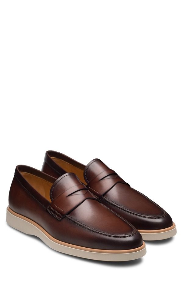 マグナーニ メンズ シューズ ローファー Magnanni Lalo II Penny Loafer Brown ブラウン