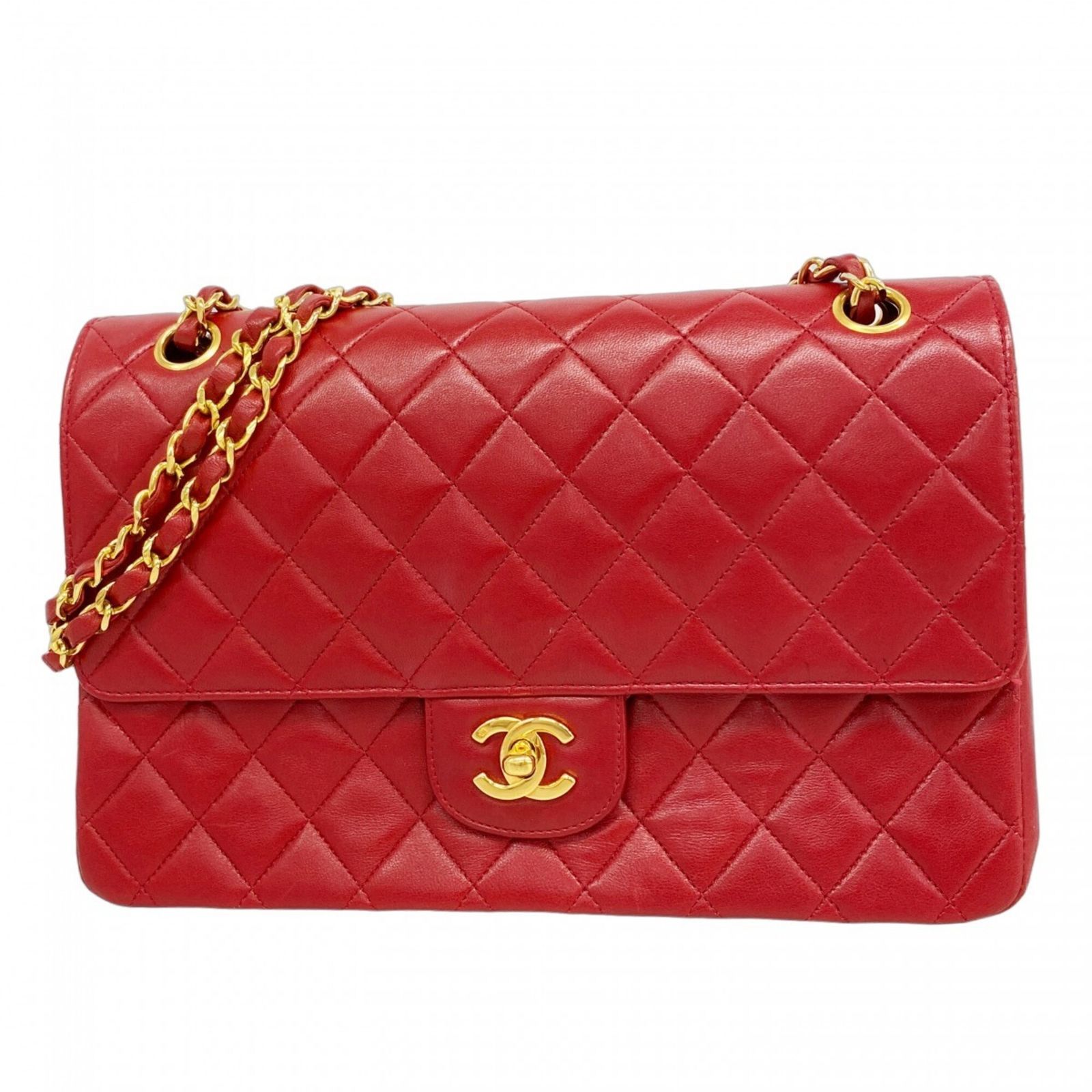シャネル(Chanel) シャネル ショルダーバッグ マトラッセ Wフラップ W