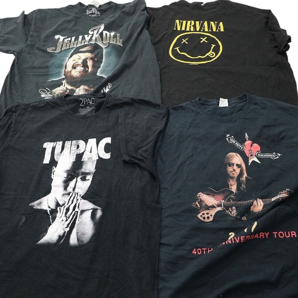 BABYL パーカー Tシャツ 中古 グッズ 古着 古着卸 まとめ売り 音楽・バンド Tシャツ 16枚セット ( メンズ 2XL
