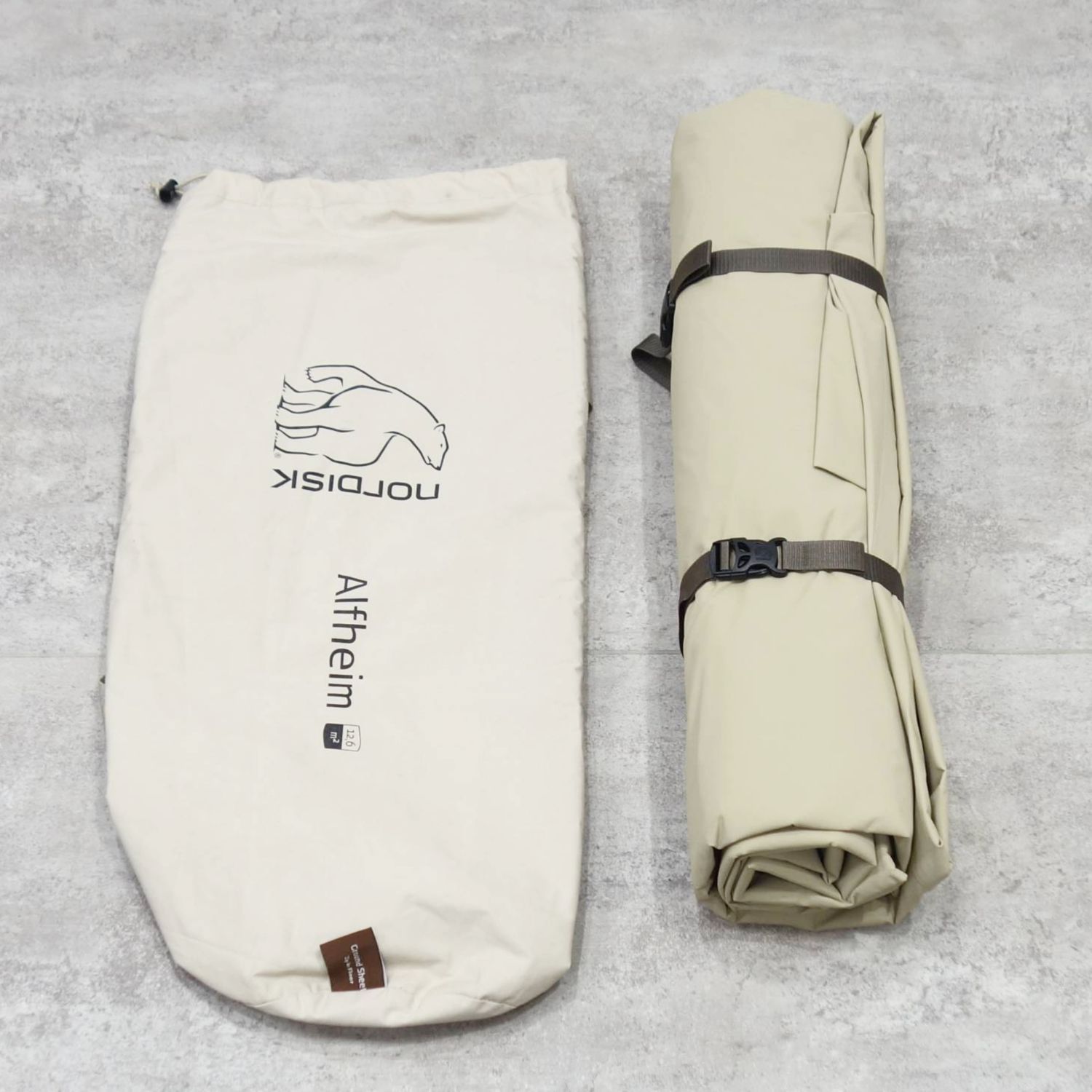 未使用 ノルディスク NORDISK フロアシート アルフェイム 12.6 ジッ
