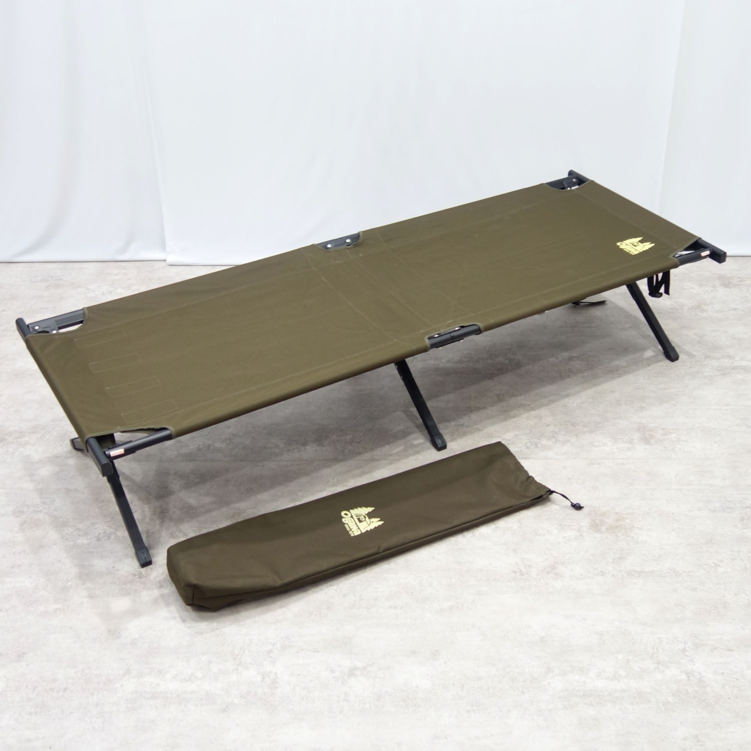 美品 オガワ OGAWA アルミGIベッド キャンプ コット ベッド 折りたたみ