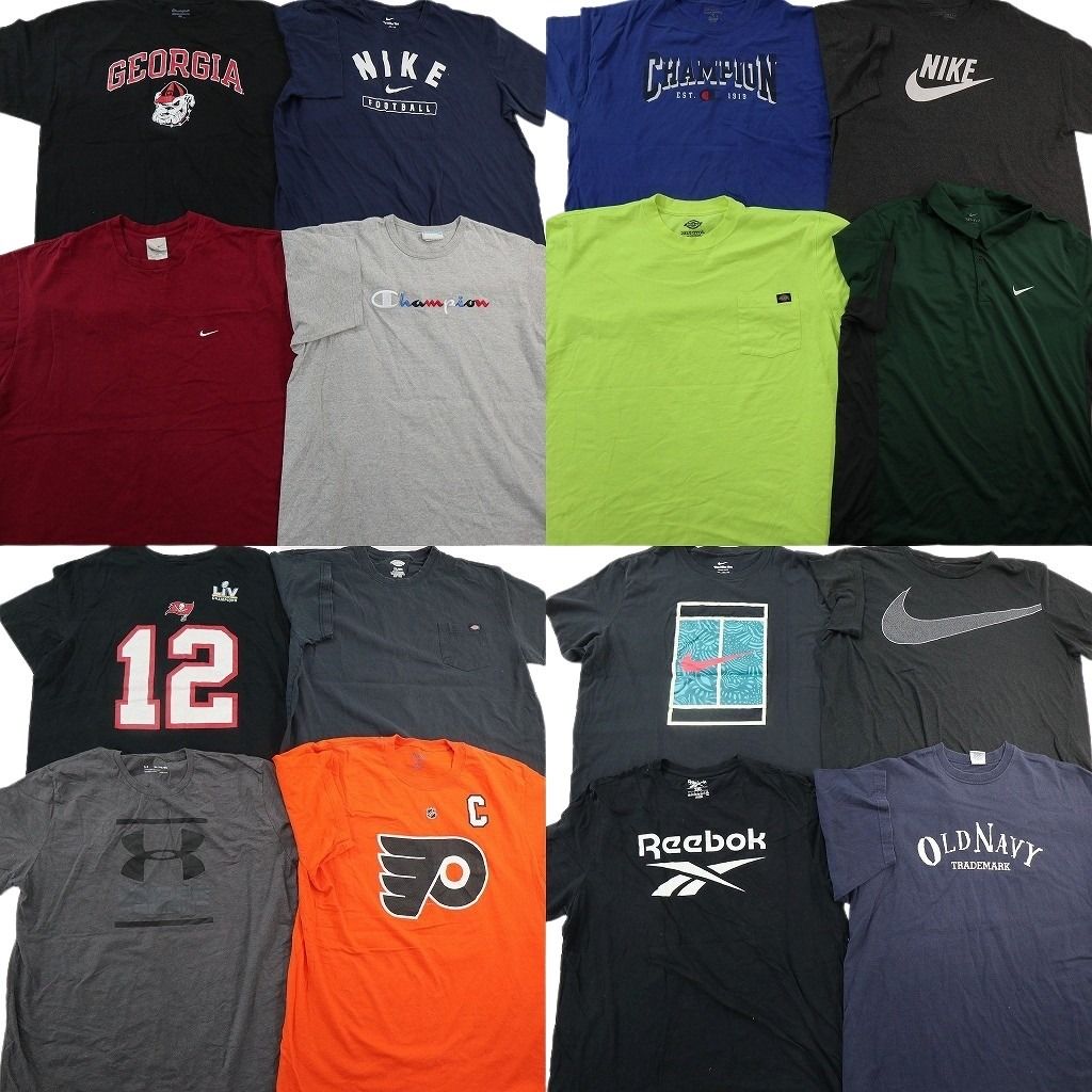 古着卸 まとめ売り ブランドMIX Tシャツ 16枚セット ( メンズ 2XL