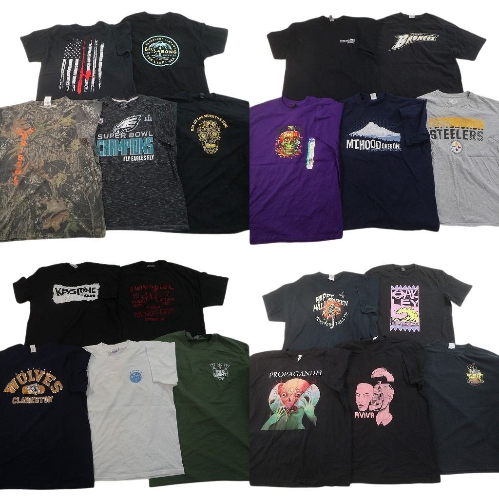 古着卸 まとめ売り Tシャツ トップス 20枚セット ( メンズ XL ) リアル