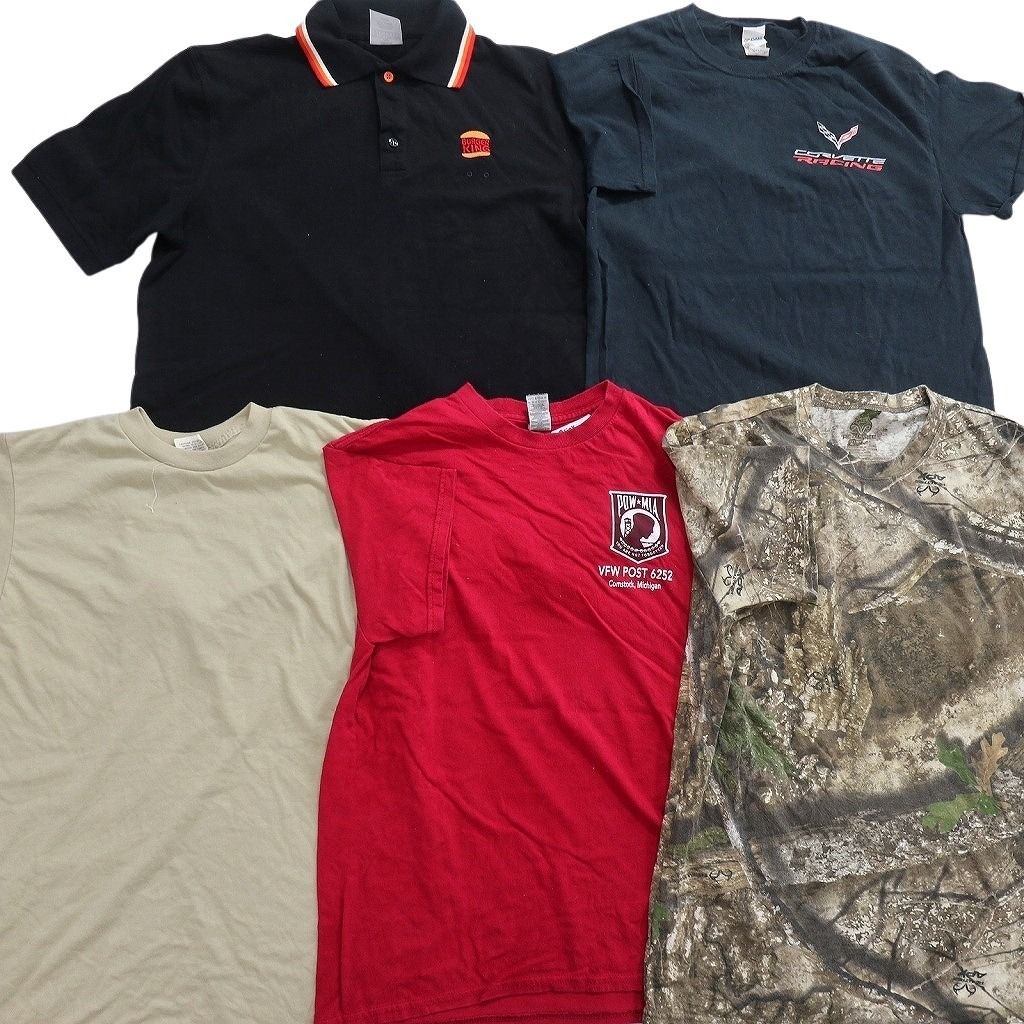 古着卸 まとめ売り Tシャツ トップス 20枚セット ( メンズ M ) リアル