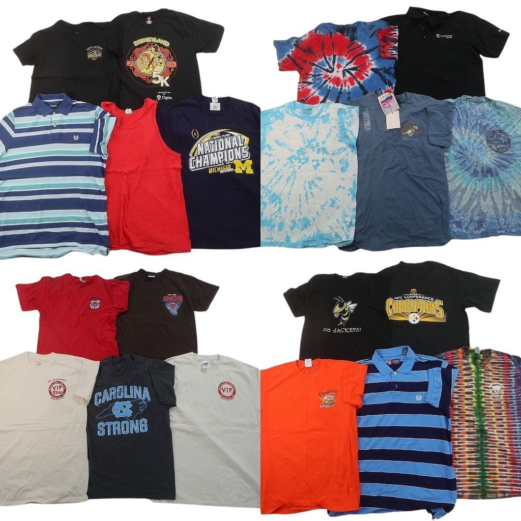 古着卸 まとめ売り ( メンズ Tシャツ 20枚セット トップス 半袖Tシャツ