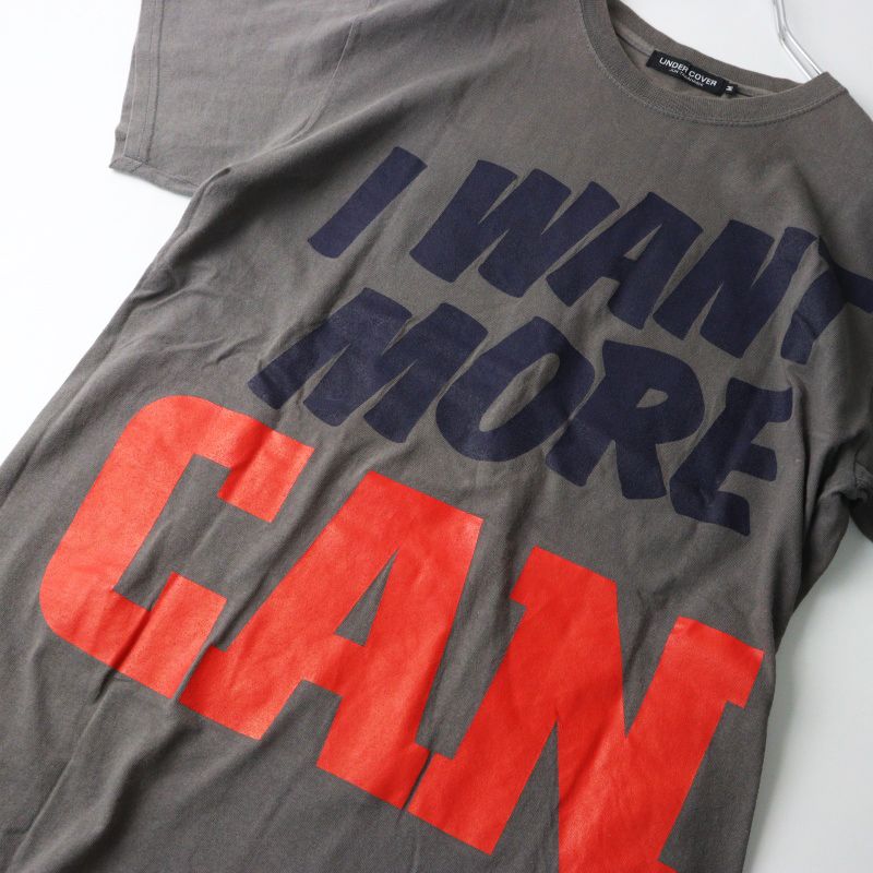 アンダーカバー UNDERCOVER Can I Want More Tシャツ M｜グレー系