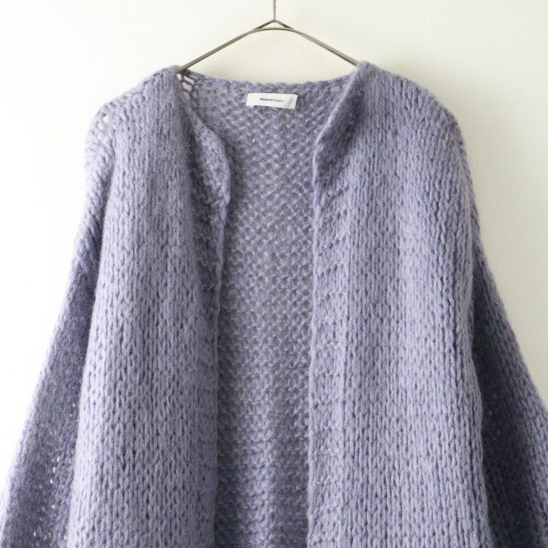 マイアミベーシック Maiami basic モヘヤニットロングカーディガン S/M
