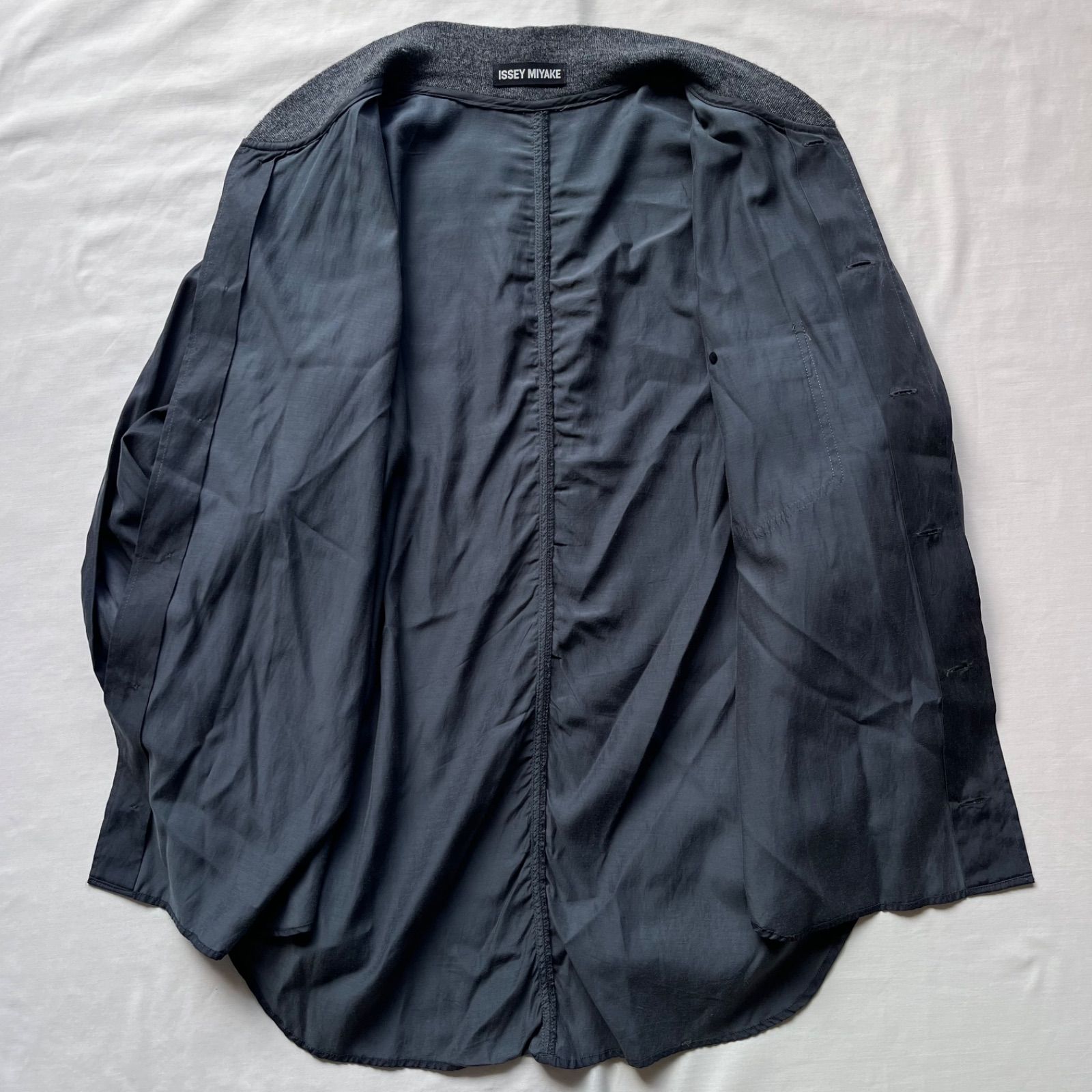 issey miyake イッセイミヤケ 長袖シャツ デザインシャツ 短丈 90s