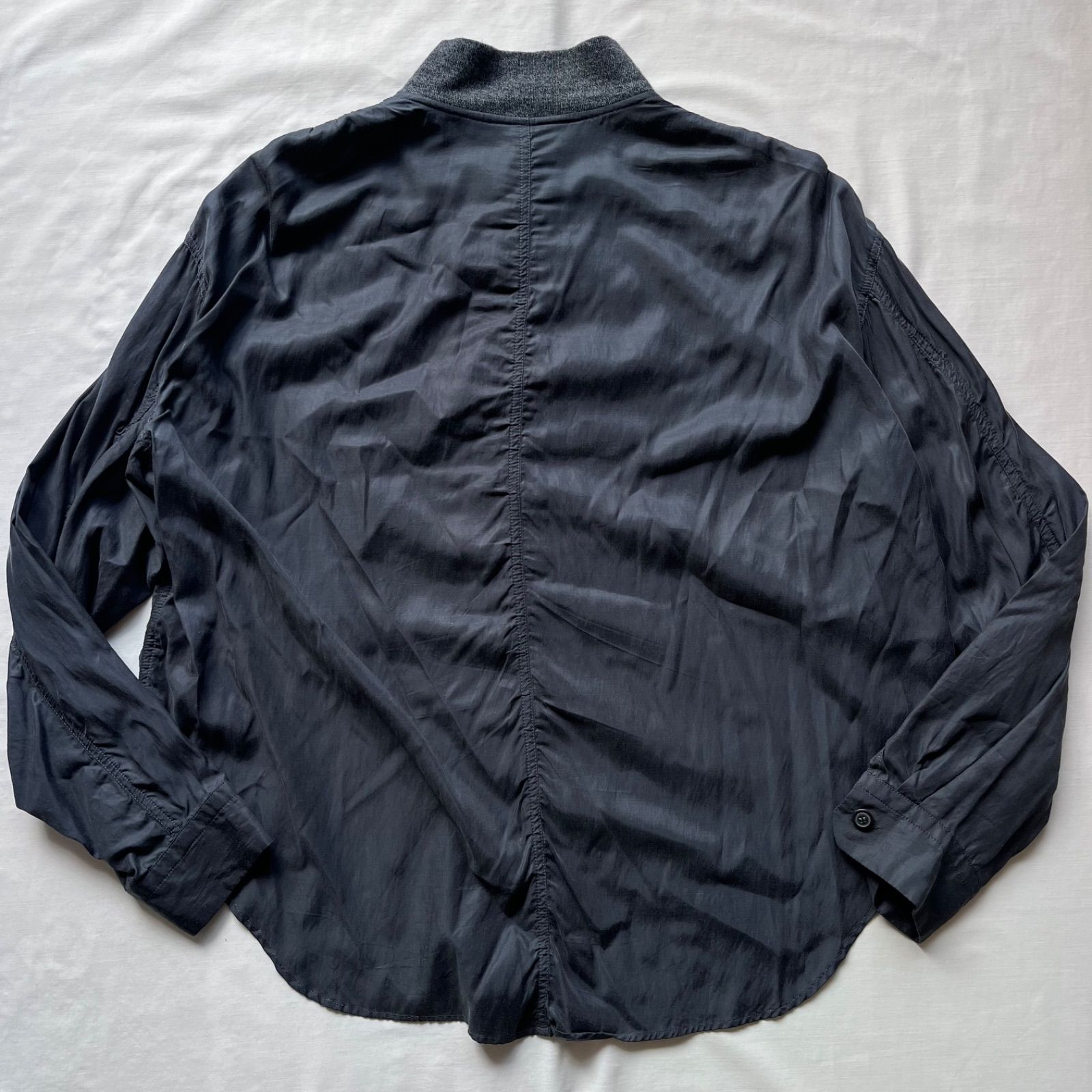 ISSEY MIYAKE イッセイミヤケ ヴィンテージデザインシャツ issey miyake イッセイミヤケ 長袖シャツ デザインシャツ 短丈 90s