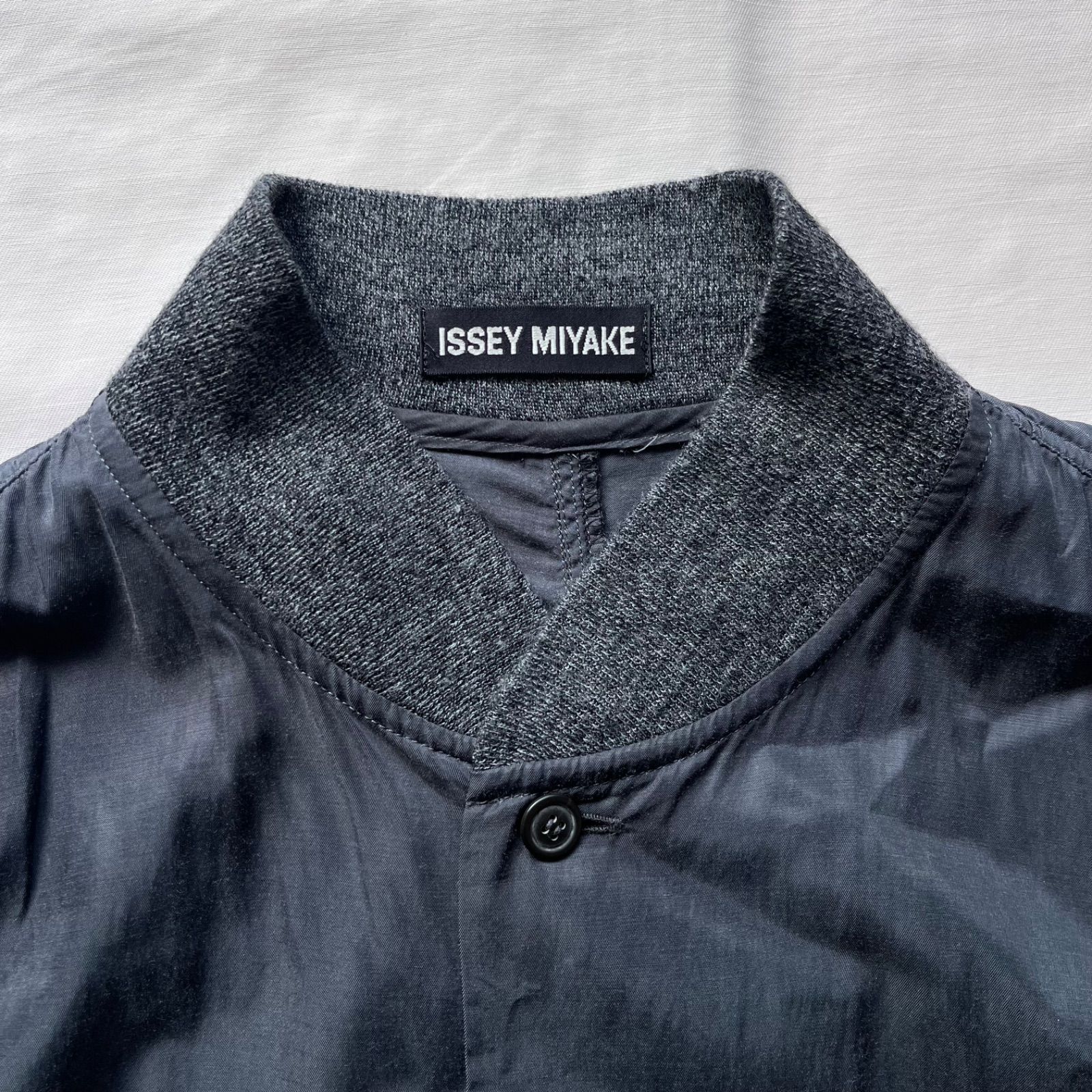 issey miyake イッセイミヤケ 長袖シャツ デザインシャツ 短丈 90s