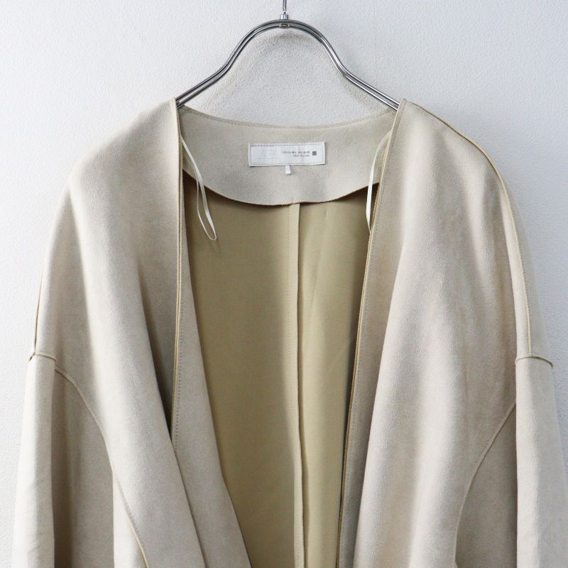 美品 ザラ ZARA フェイクスエード カットワークジャケット M～L
