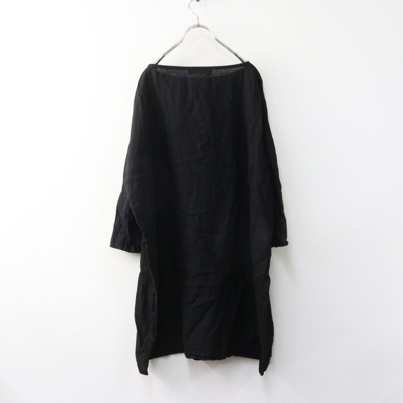 美品 フォグリネンワーク fog linen work リネンチュニック 無地