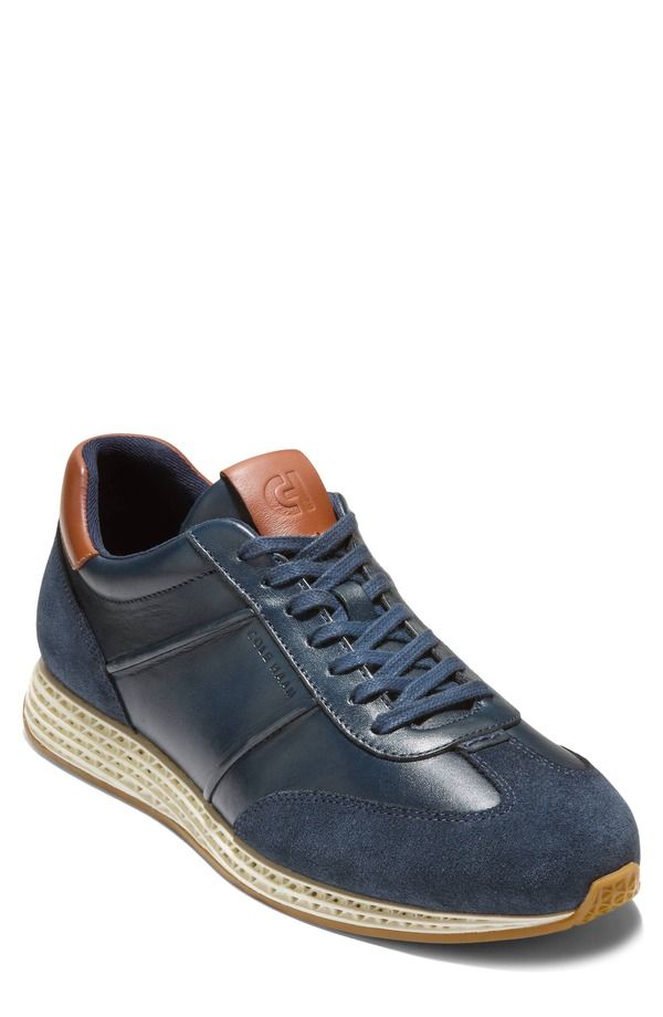 コールハーン メンズ シューズ スニーカー Cole Haan GrandPro LP Skyweave Sneaker Navy Blazer British Tan ネイビー